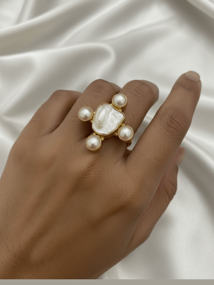 Real pearl Sanya ring