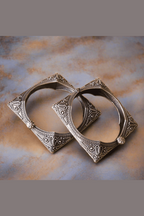 Nisha Silver Bangles