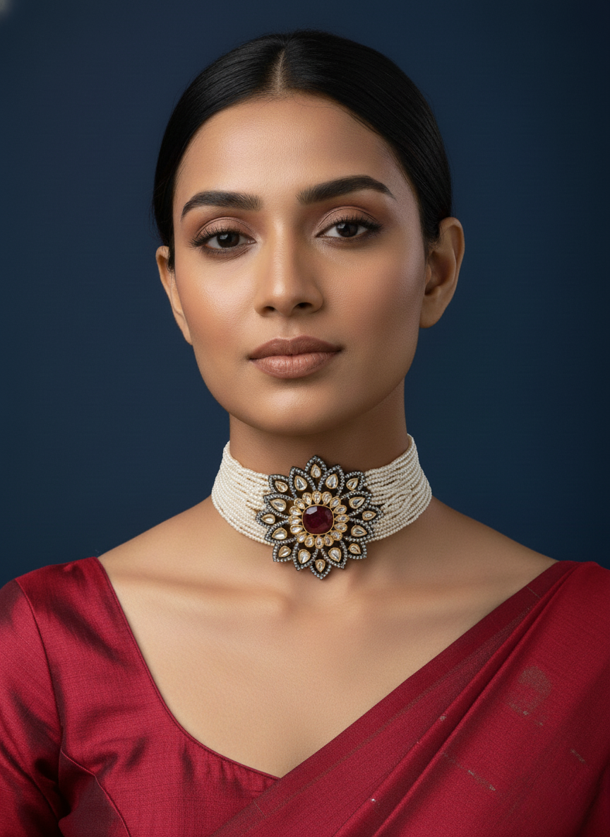 Era polki kundan set