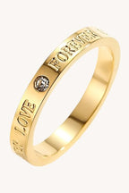 Love 18k Gold Plated ring