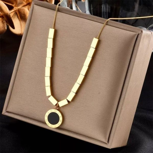 C-201 – 18k Gold Plated Stainless Steel Tarnish Free Waterproof Female Necklace
