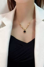 C-201 – 18k Gold Plated Stainless Steel Tarnish Free Waterproof Female Necklace