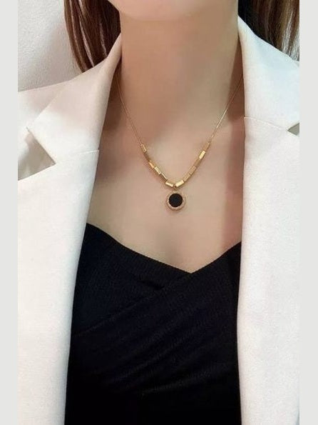 C-201 – 18k Gold Plated Stainless Steel Tarnish Free Waterproof Female Necklace