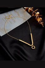 C-201 – 18k Gold Plated Stainless Steel Tarnish Free Waterproof Female Necklace