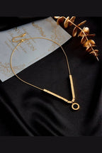 C-201 – 18k Gold Plated Stainless Steel Tarnish Free Waterproof Female Necklace