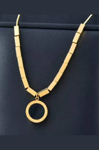 C-201 – 18k Gold Plated Stainless Steel Tarnish Free Waterproof Female Necklace