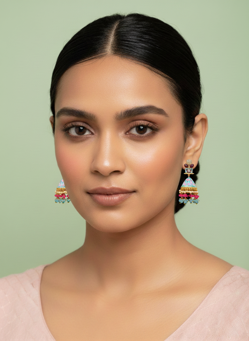 Meenakari Earrings