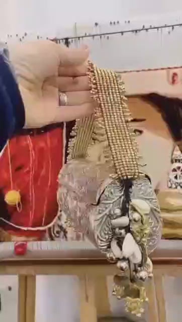 Shaina Fusion Clutch - Elegant Brass Design for Any Occasion