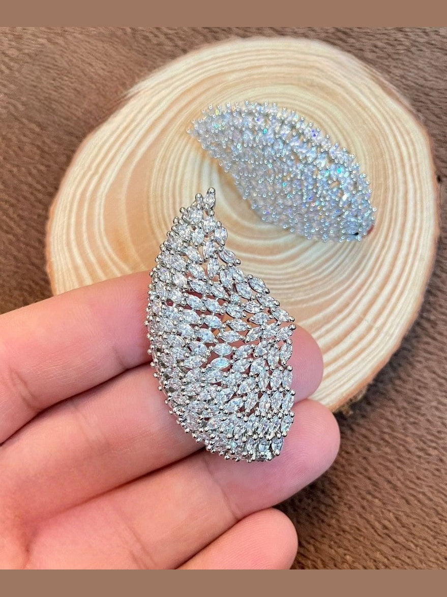 Samantha cz stone earcuffs