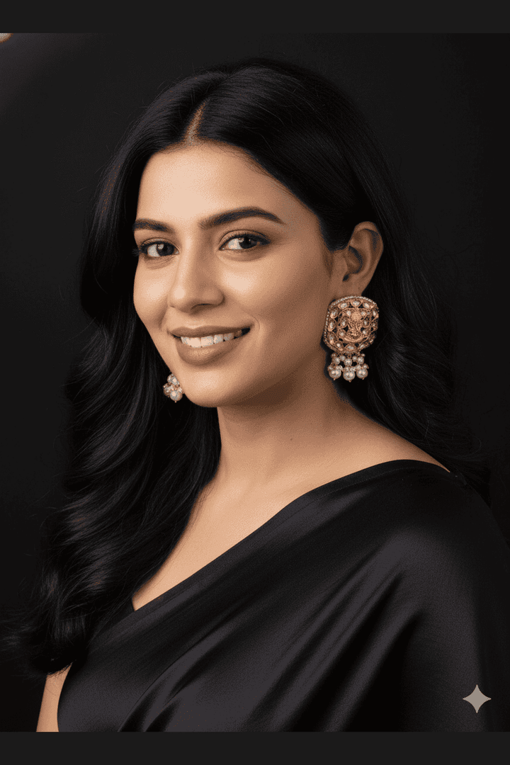 Ekdant Polki Kundan Earrings