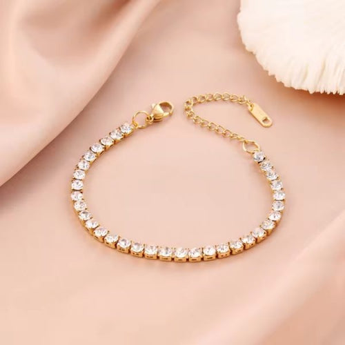 B-63 – 18k Gold Plated Stainless Steel Tarnish Free Waterproof Female Jewellery