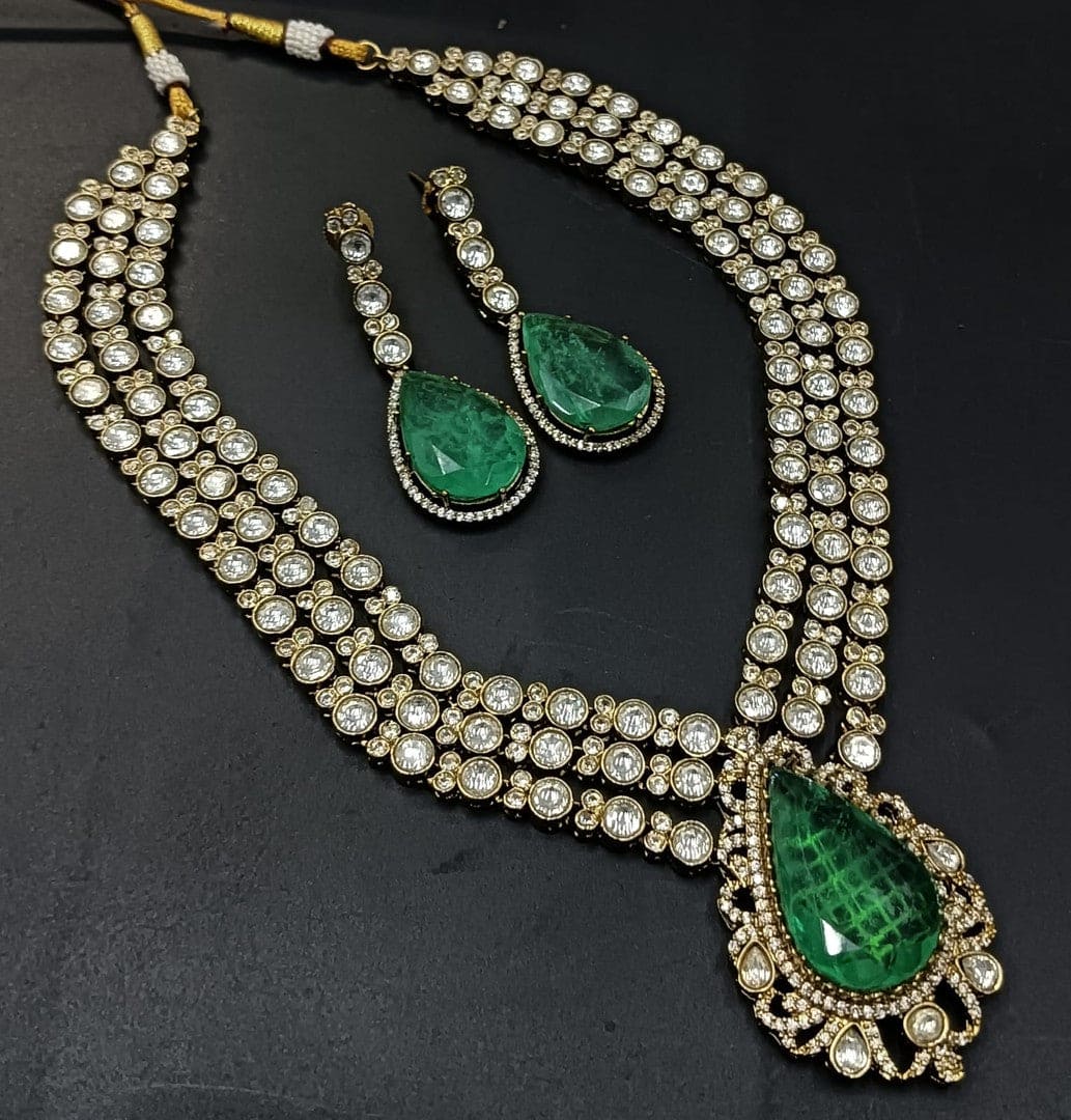 Arghya polki kundan set