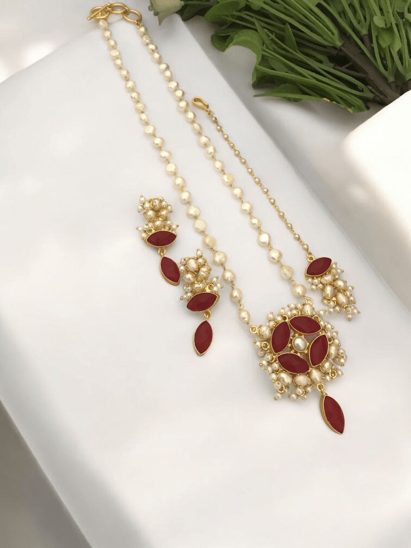 Matangi real pearl combo set
