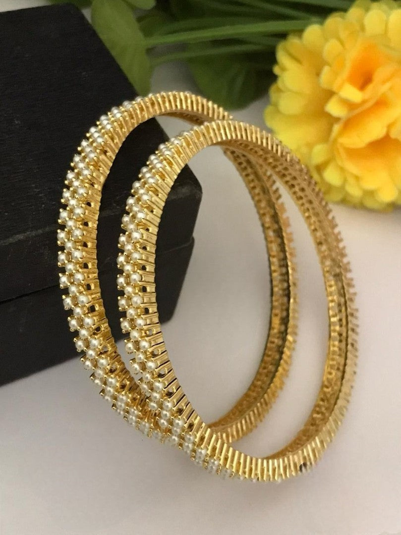 Hiya real pearl bangles