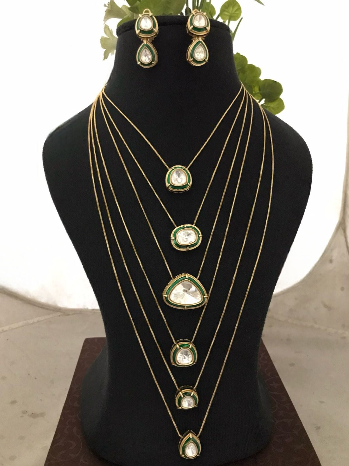 Long kundan mala set