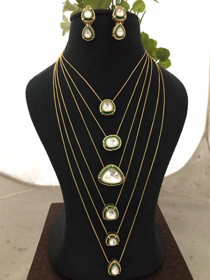 Long kundan mala set