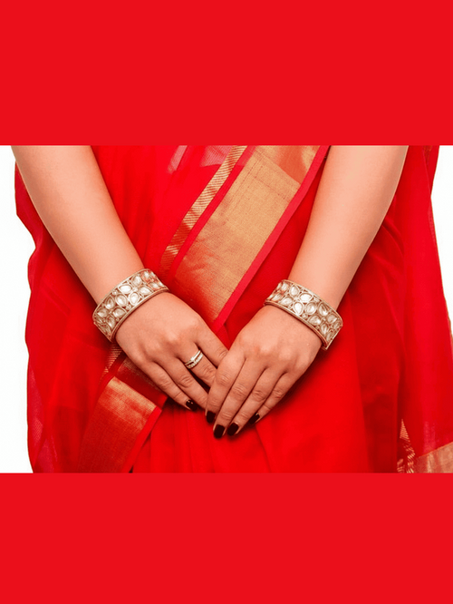 Asthika polki kundan bangles