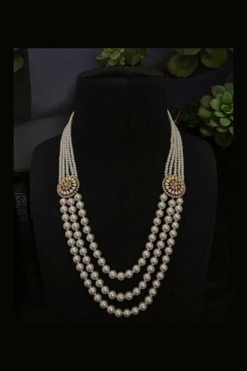 Alka real pearl necklace