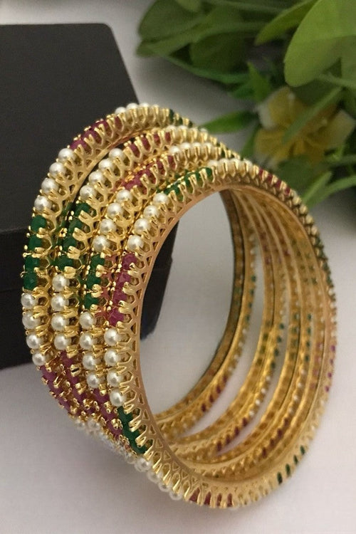 Kavita real pearl bangles