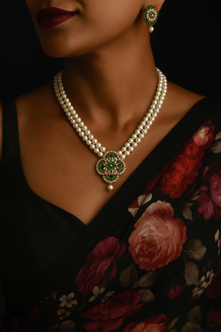 Chayana real pearl set