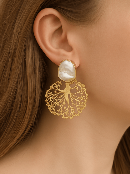 Chandrika real pearl Earrings