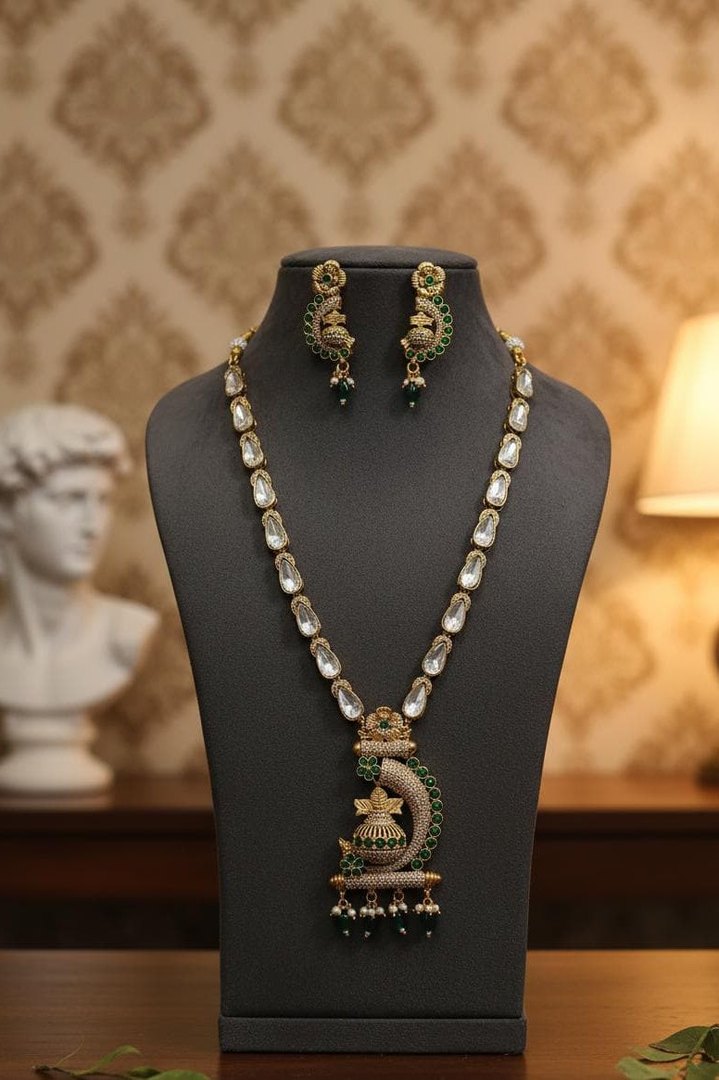 Kalash polki kundan set