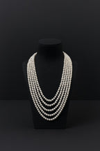 5 Layer Fresh Water Pearl Mala - Elegant Jewelry Piece