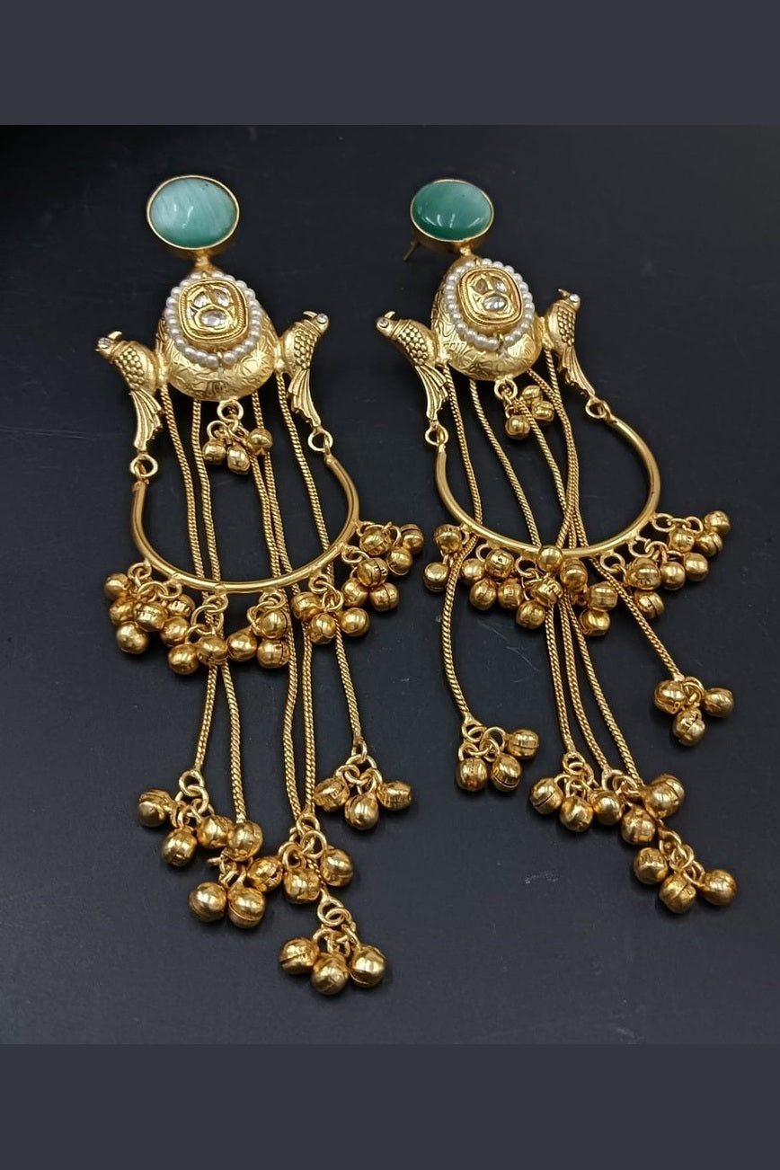 Advaitha Kashmir Kundan earrings
