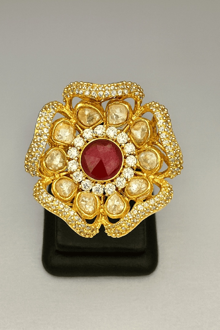 Polki neelima ring