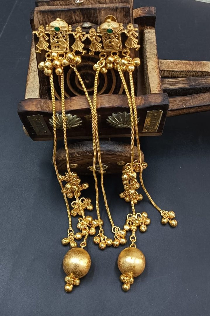 Baraat kashmiri kundan jhumka