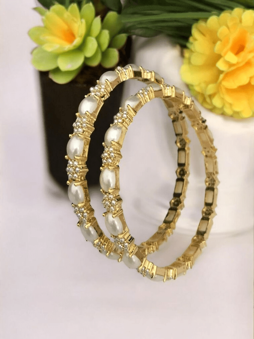 Mrinali real pearl bangles
