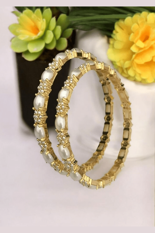 Mrinali real pearl bangles