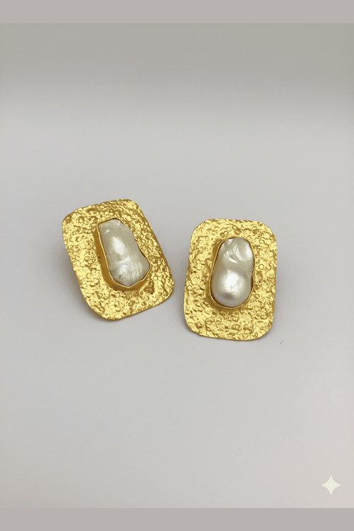 Neveah real pearl earrings
