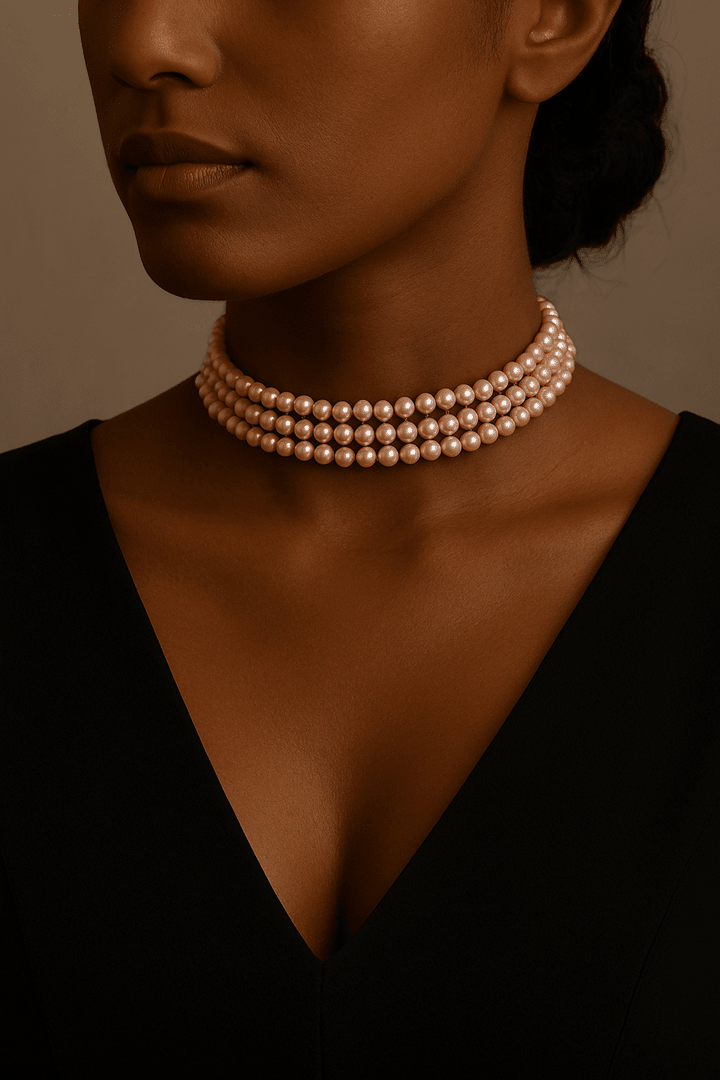 Real pearl banhi set