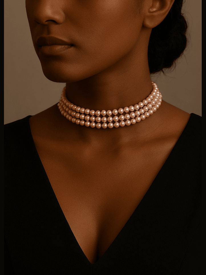 Real pearl banhi set