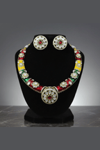 Warisha kundan hasli set