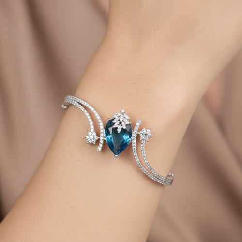 Arya Silver Combo - Elegant Jewelry Set for Every Occasion