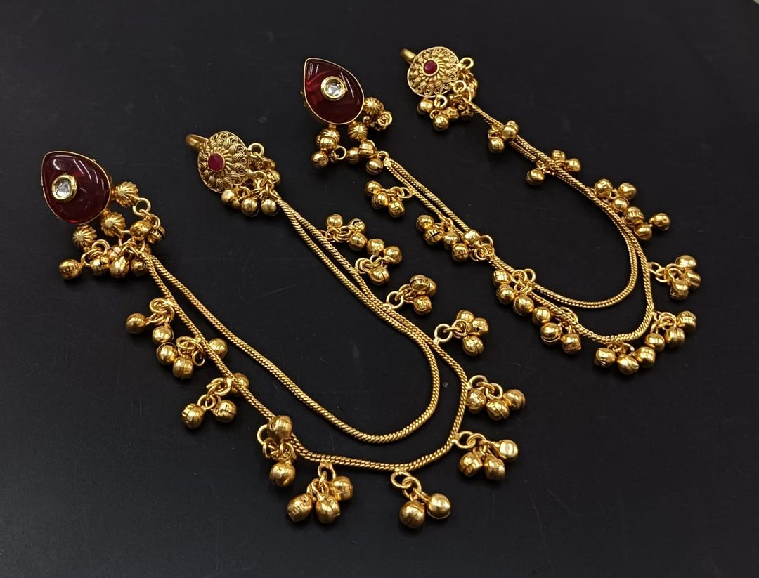 Malini kundan kashmiri earrings