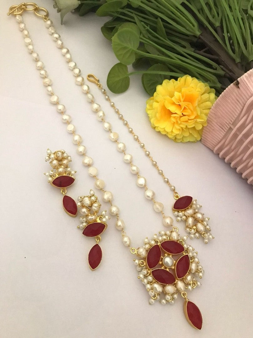 Matangi real pearl combo set