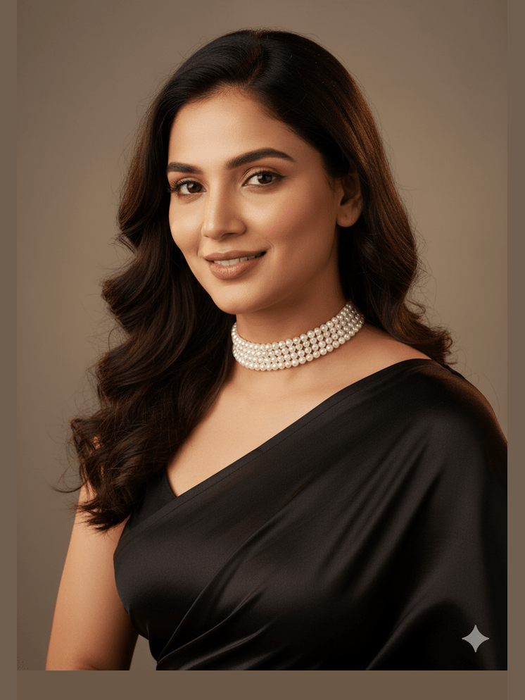 Real pearl avanya choker