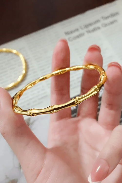 B-96 – 18k Gold Plated Stainless Steel Tarnish Free Waterproof Female Jewellery