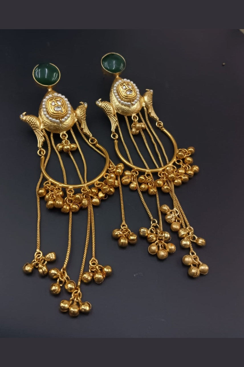 Advaitha Kashmir Kundan earrings