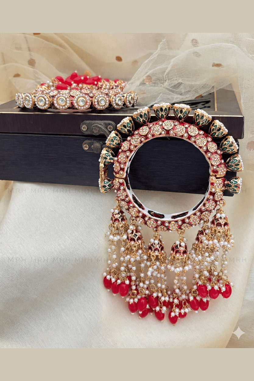 Noor-e-kangan rajwadi jhumki bangles