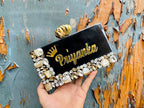 Martina baroque pearl clutch