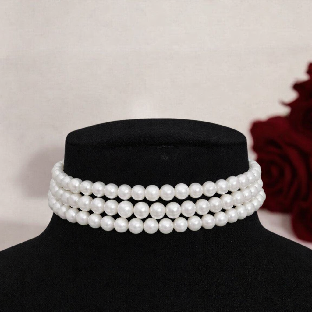 Real Pearl Banhi Set - Elegant Handcrafted Jewelry