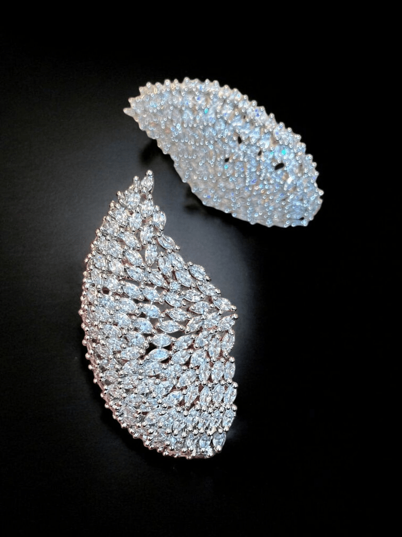Samantha cz stone earcuffs