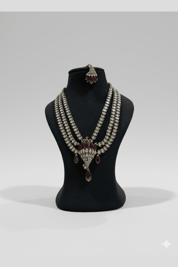 Elizabeth massonite polki kundan set