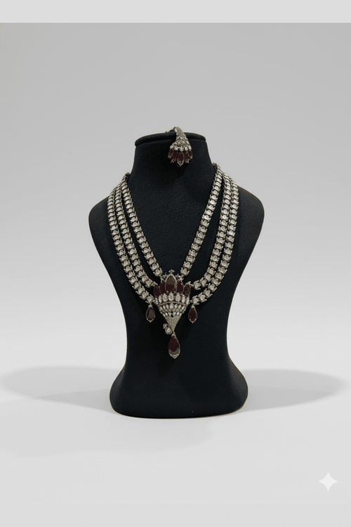 Elizabeth massonite polki kundan set