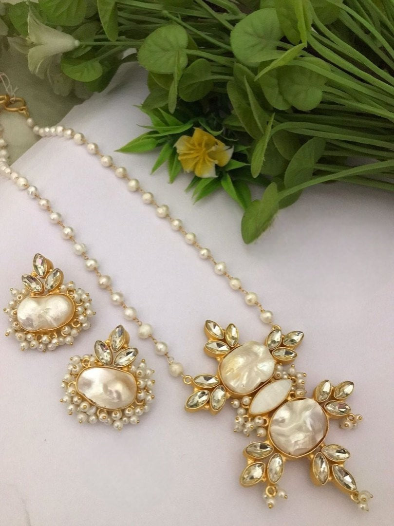 Shyama real pearl Set