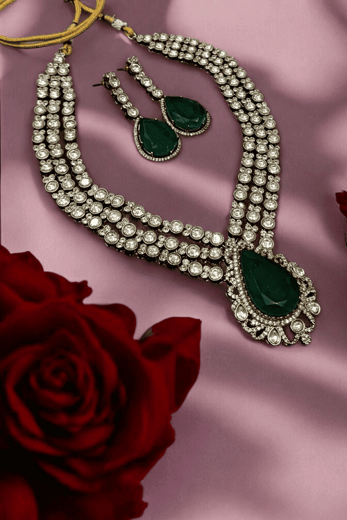 Arghya polki kundan set